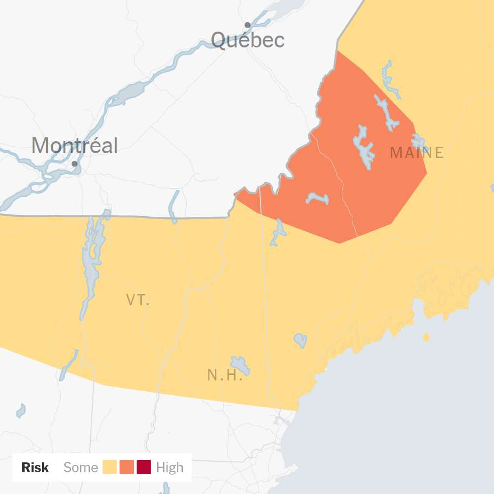 Tornadoes in Maine? A Rare Forecast for Parts of U.S. and Canada