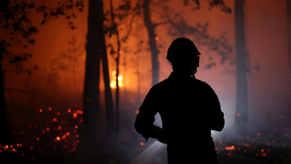 French police investigate suspected pyromaniacs thought to have started Fontainebleau fire