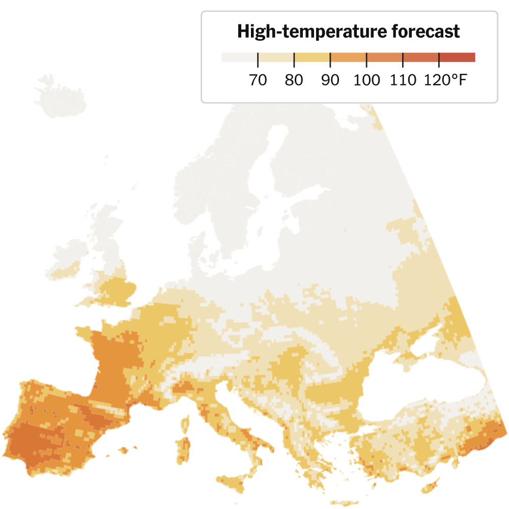 Extreme Heat Hits Europe for the Third Time This Year