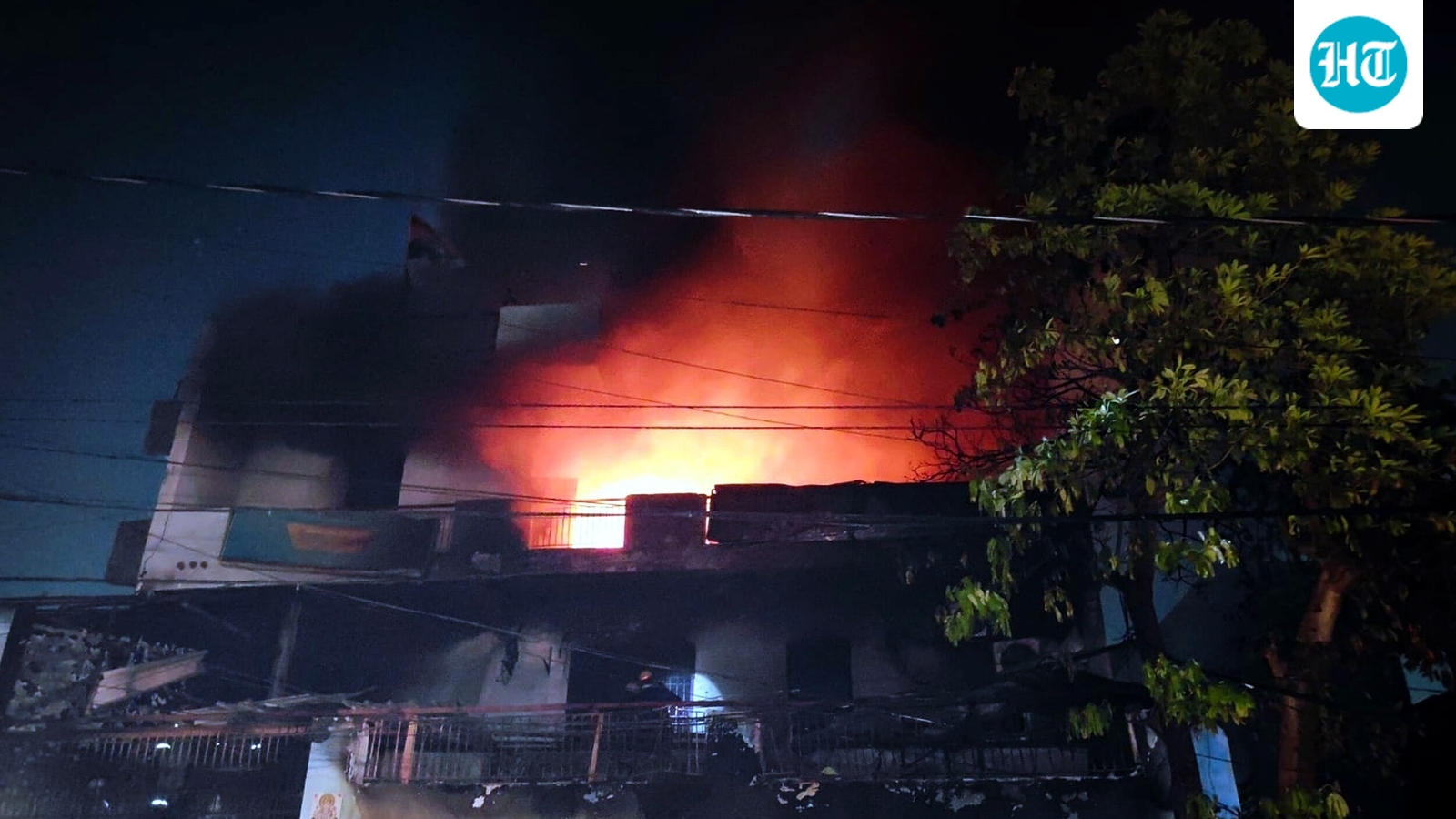 Massive fire at Ghaziabad AC service centre kills 70-year-old, 12 vehicles gutted; short circuit suspected