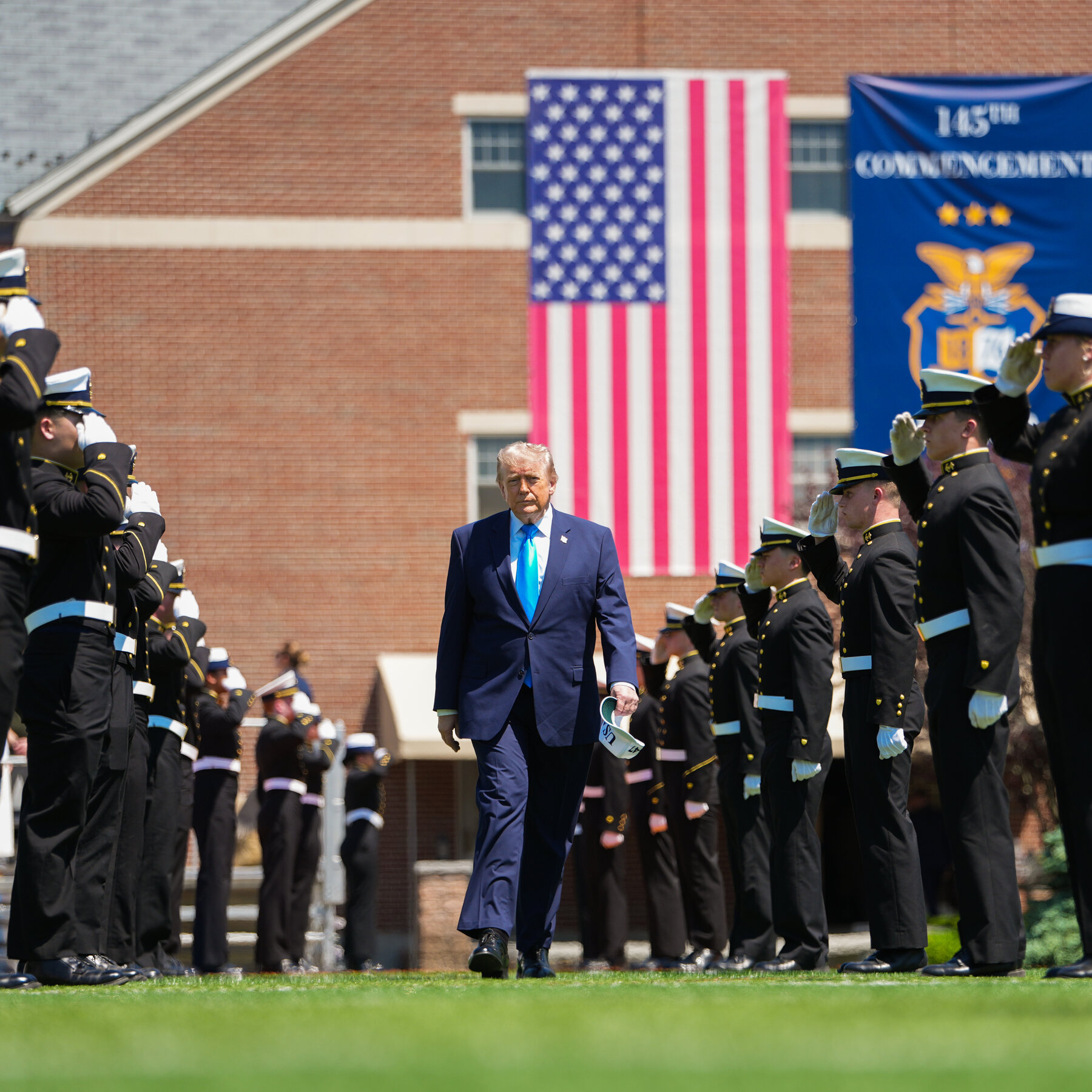Trump’s Coast Guard Address: ‘Good Looking Men’ and Deja Vu