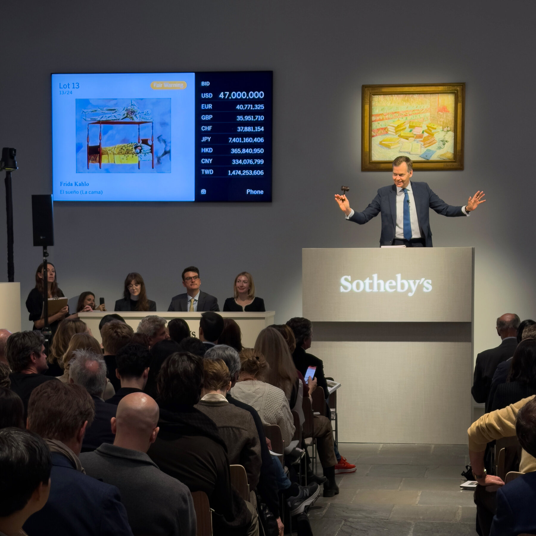 Frida Kahlo Portrait Sells for $55 Million, Her Auction Record