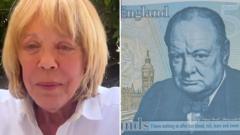 Churchill's granddaughter happy with his picture being replaced on £5 note