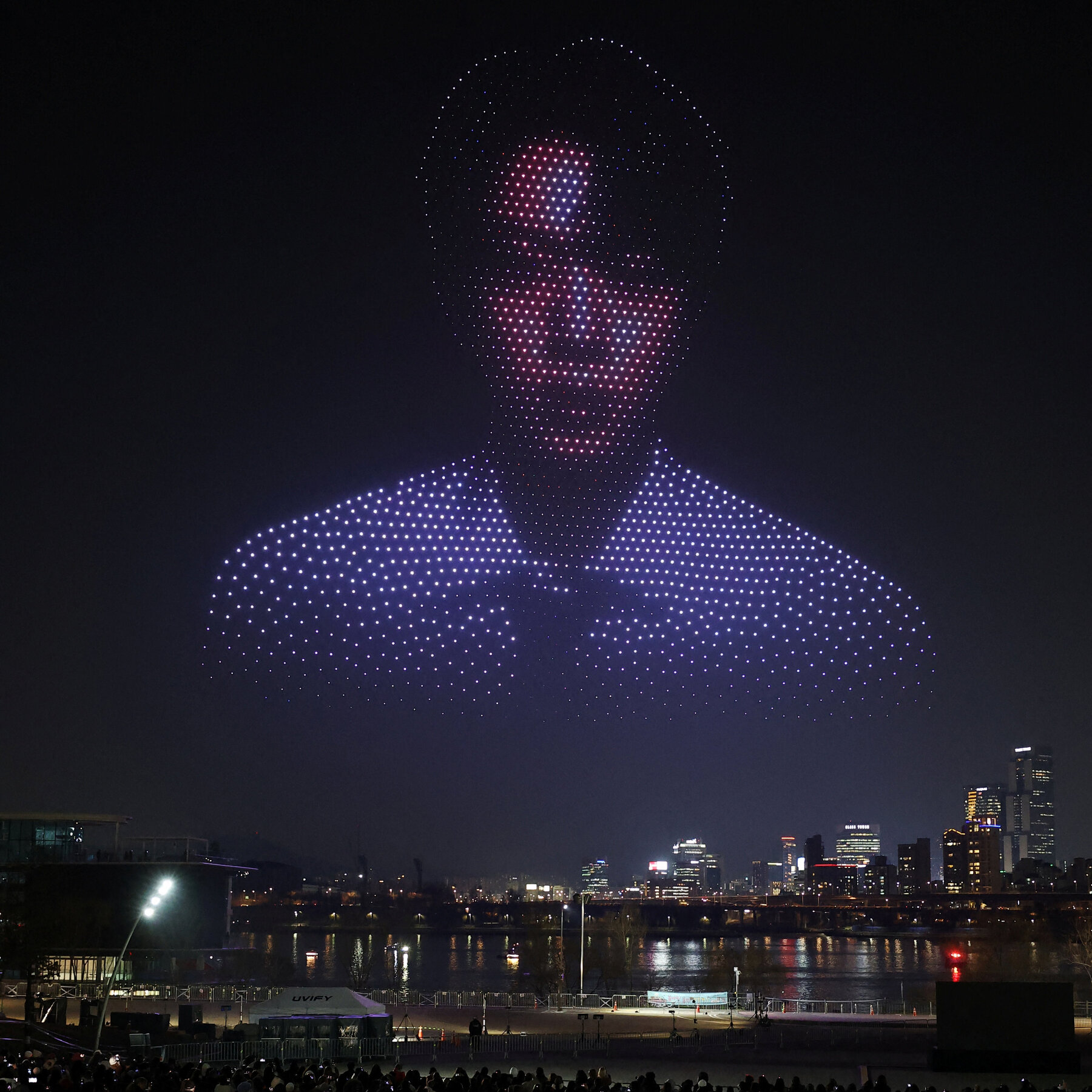 Lights, Drones, Purple Pizza: BTS-mania Takes Over Seoul