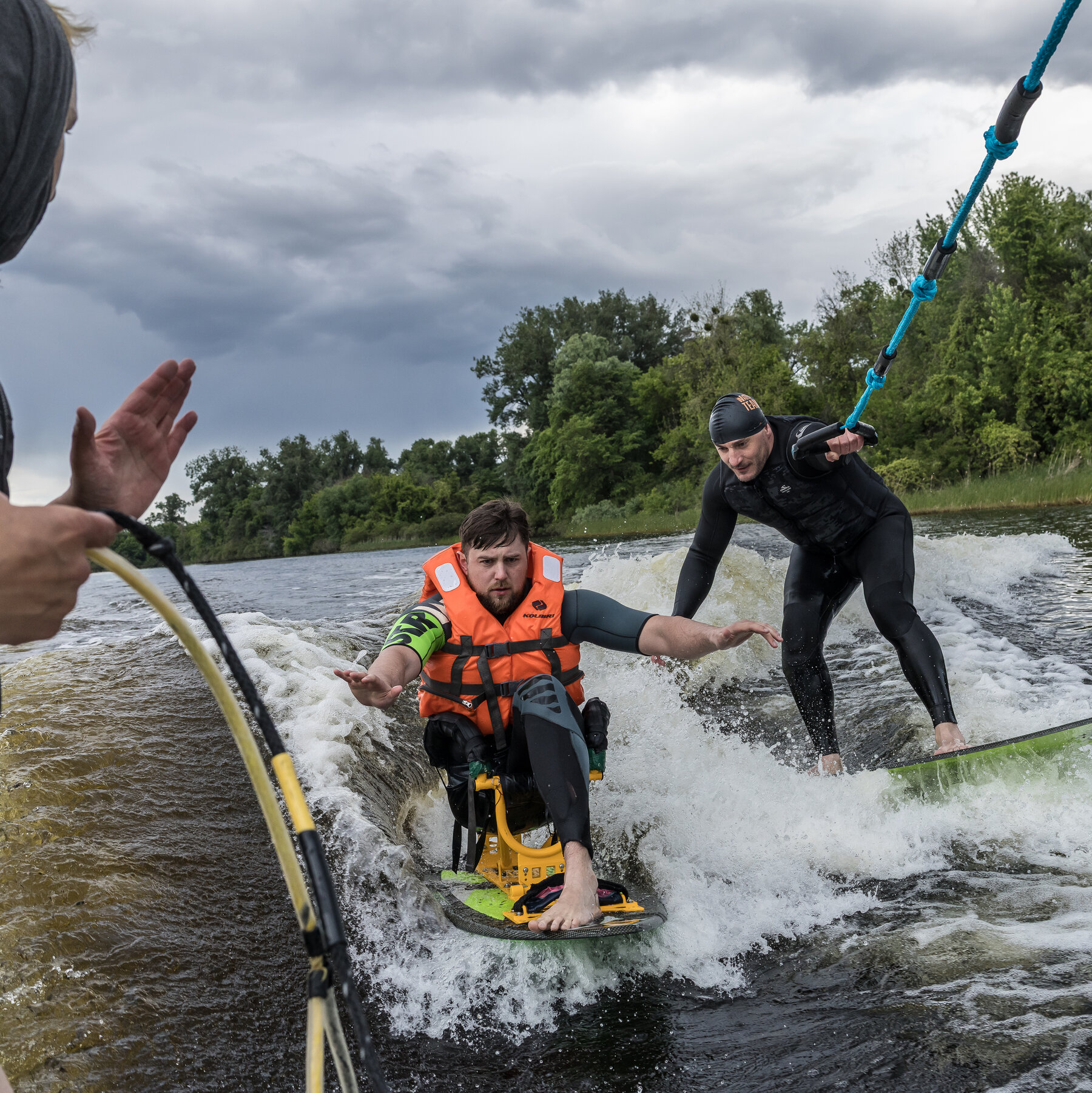 The Ukraine War Amputees Embracing Wake Boarding and Jujitsu