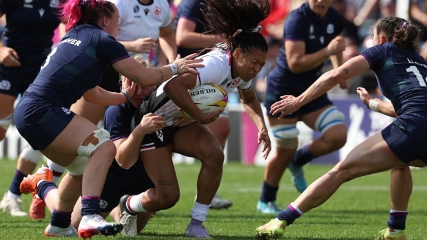 Canada beats Scotland to clinch top spot in group at Women's Rugby World Cup