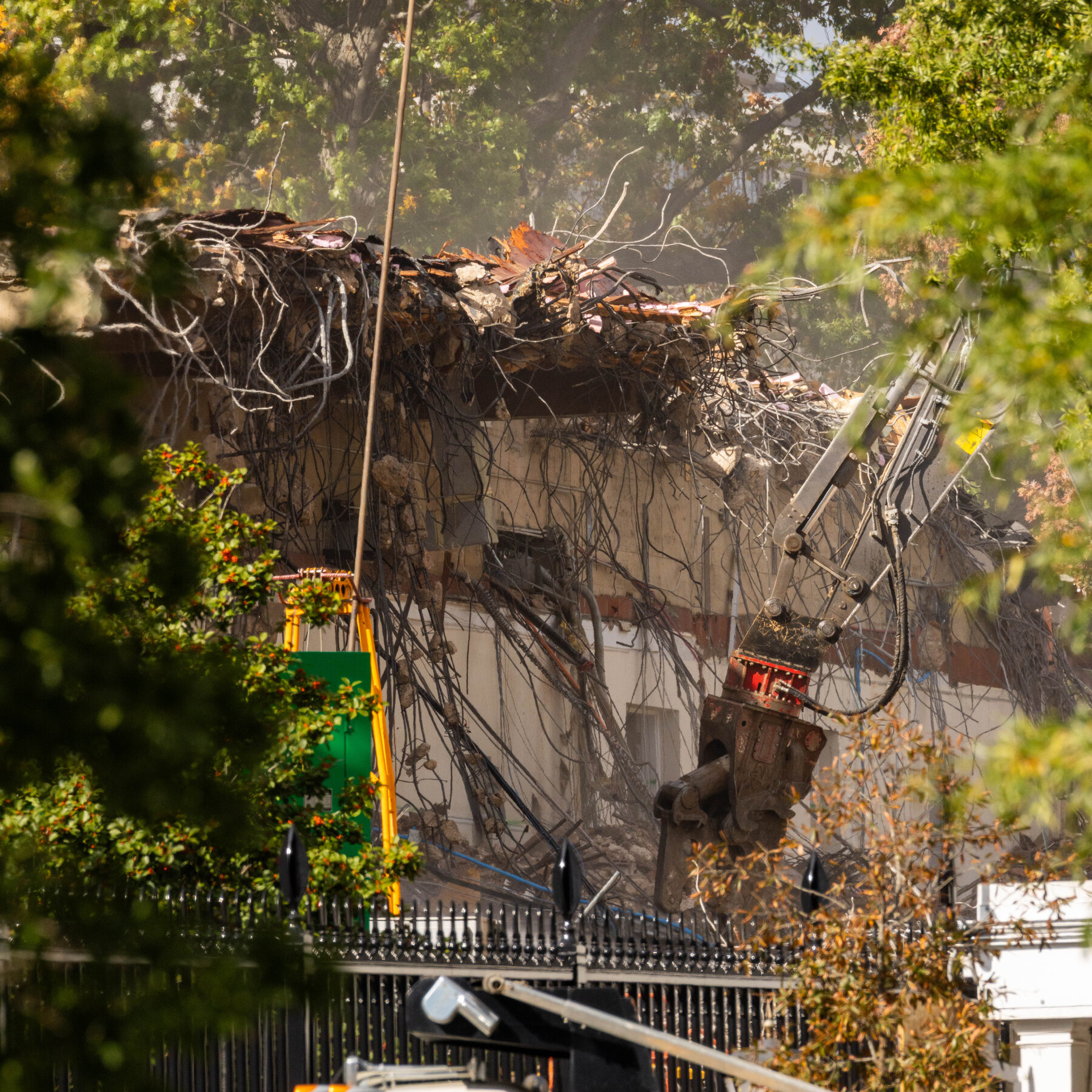 Trump Said He Wouldn’t Touch the East Wing. Then He Tore It All Down.