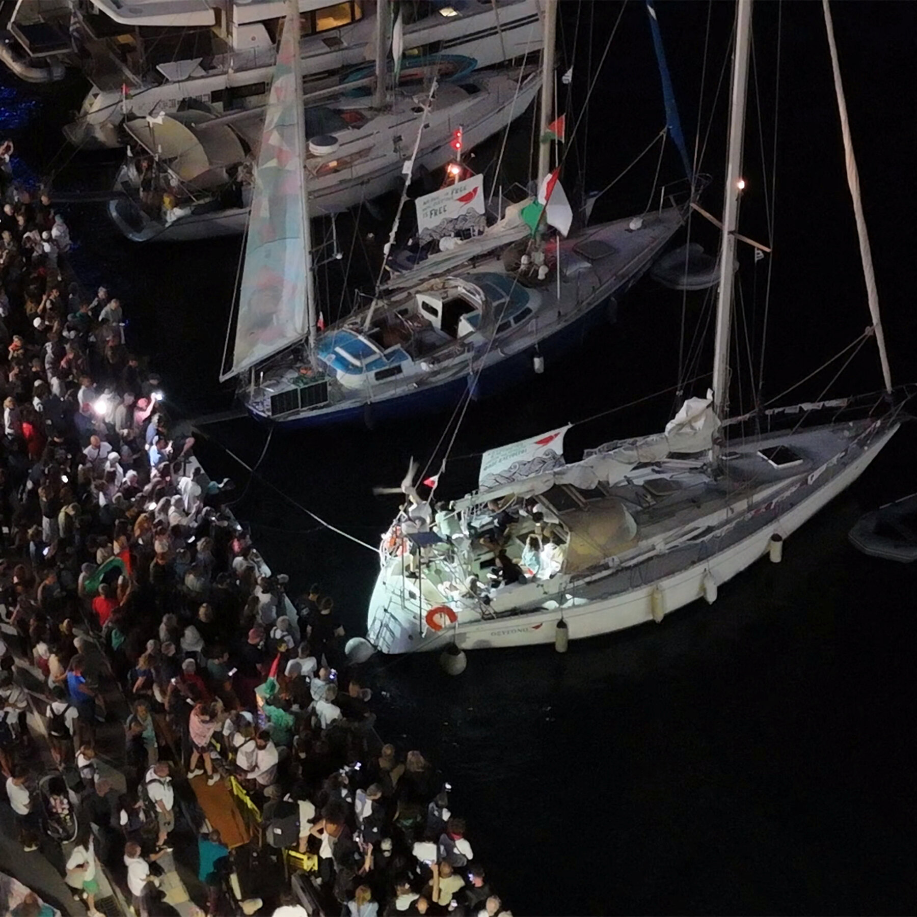 Aid Flotilla Headed for Gaza Says It’s Under Drone Attack