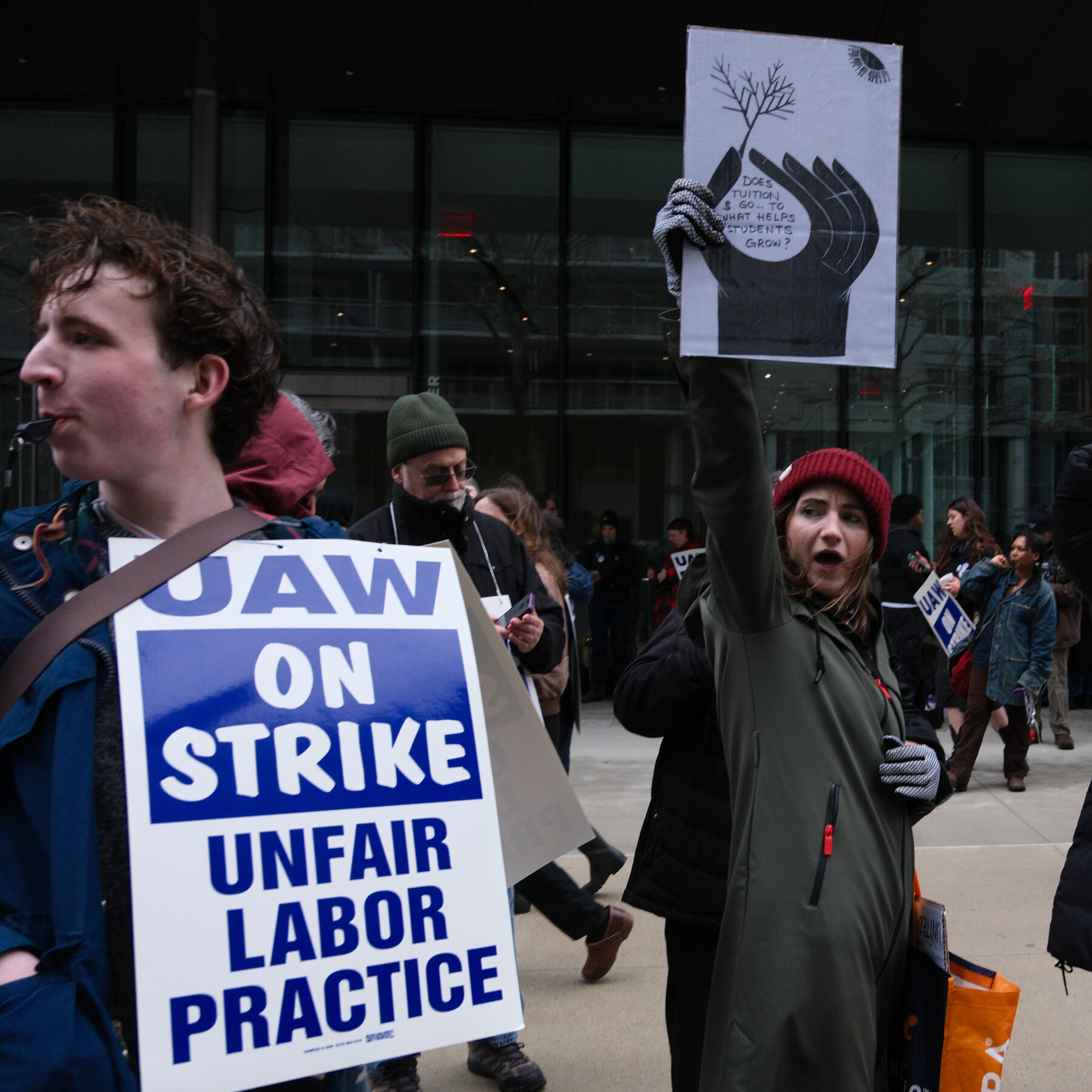 Hundreds of N.Y.U. Professors Begin Strike Over Pay and Job Protections