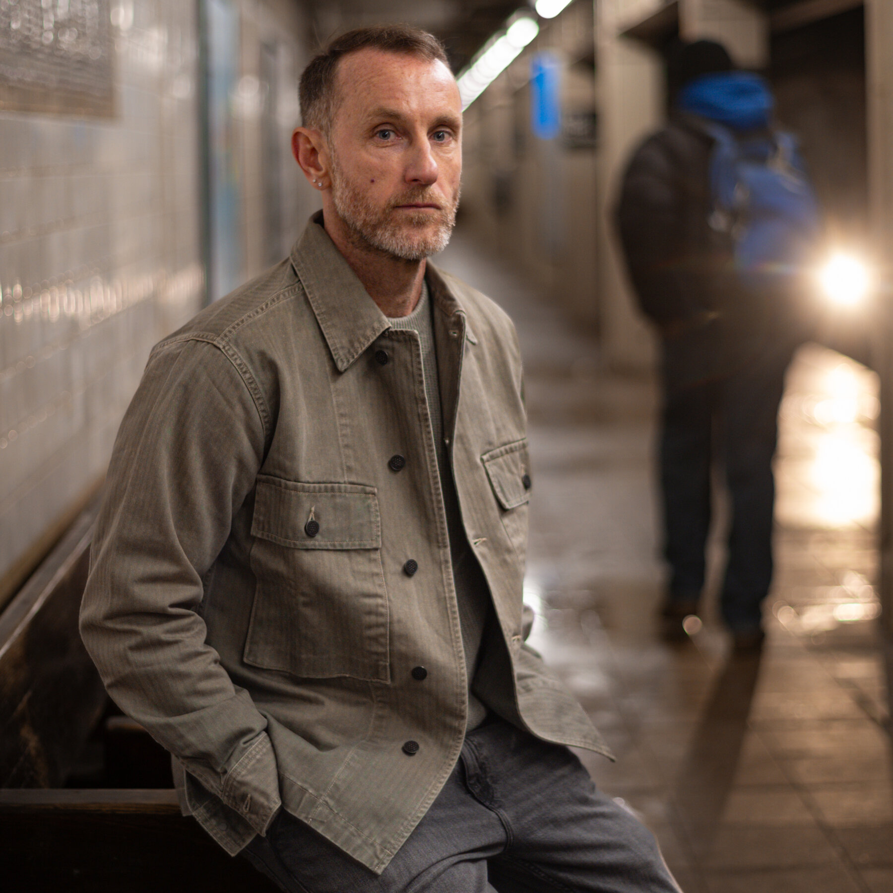 After Being Shoved in Front of a Train, He Has Returned to the Subway