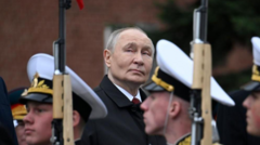 Putin denounces Nato at scaled-back Victory Day parade