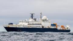 Russian spy ship pointed lasers at RAF pilots tracking it, says Healey