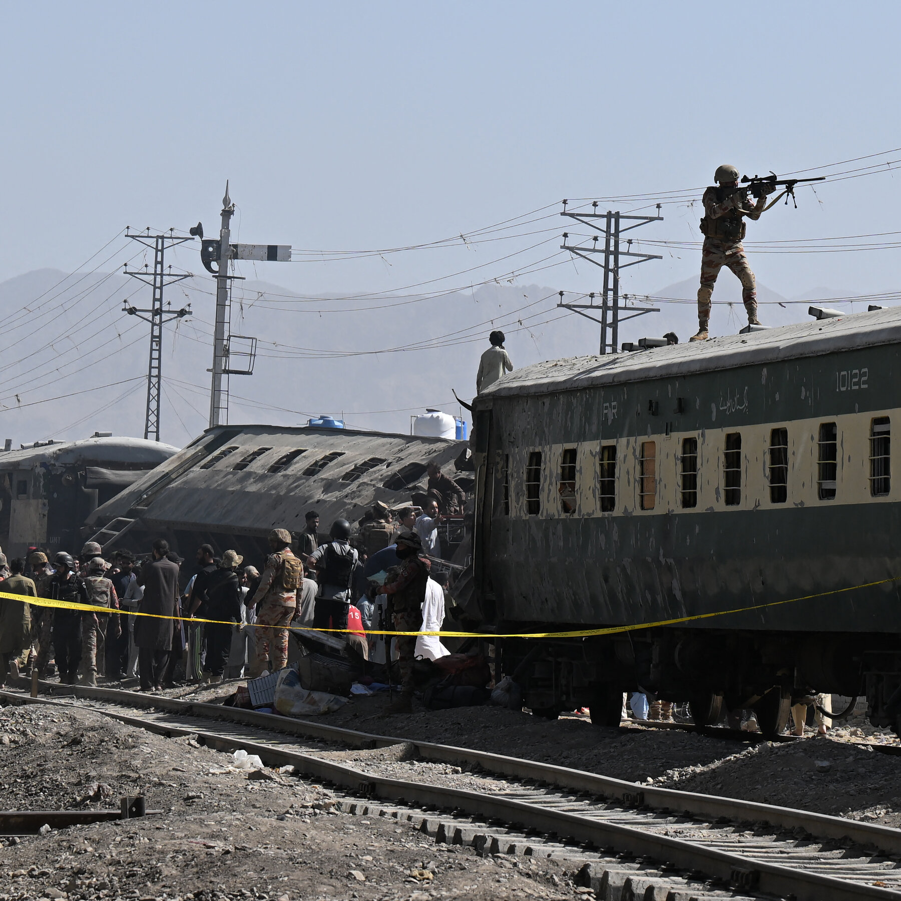 At Least 14 Killed in Bombing Attack That Derailed a Train in Pakistan