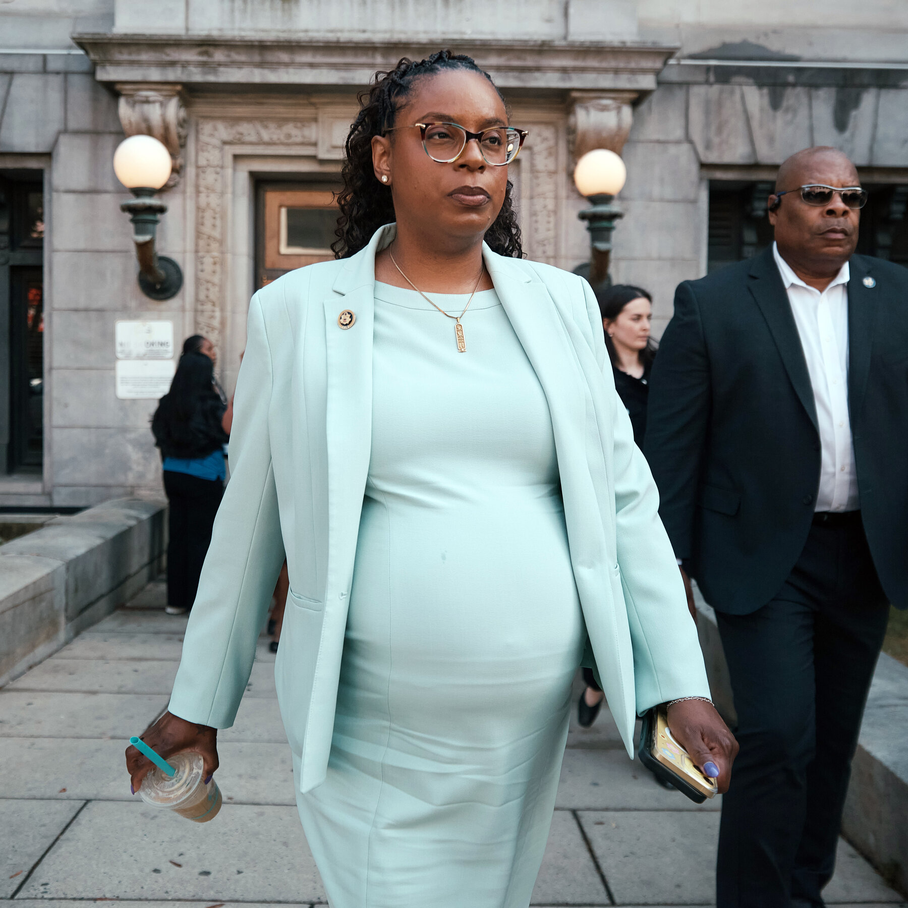 Pregnant and Running for Re-election, a Democrat Faces U.S. Prosecution