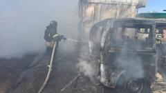 Russia and Ukraine accuse each other of breaching Victory Day ceasefire