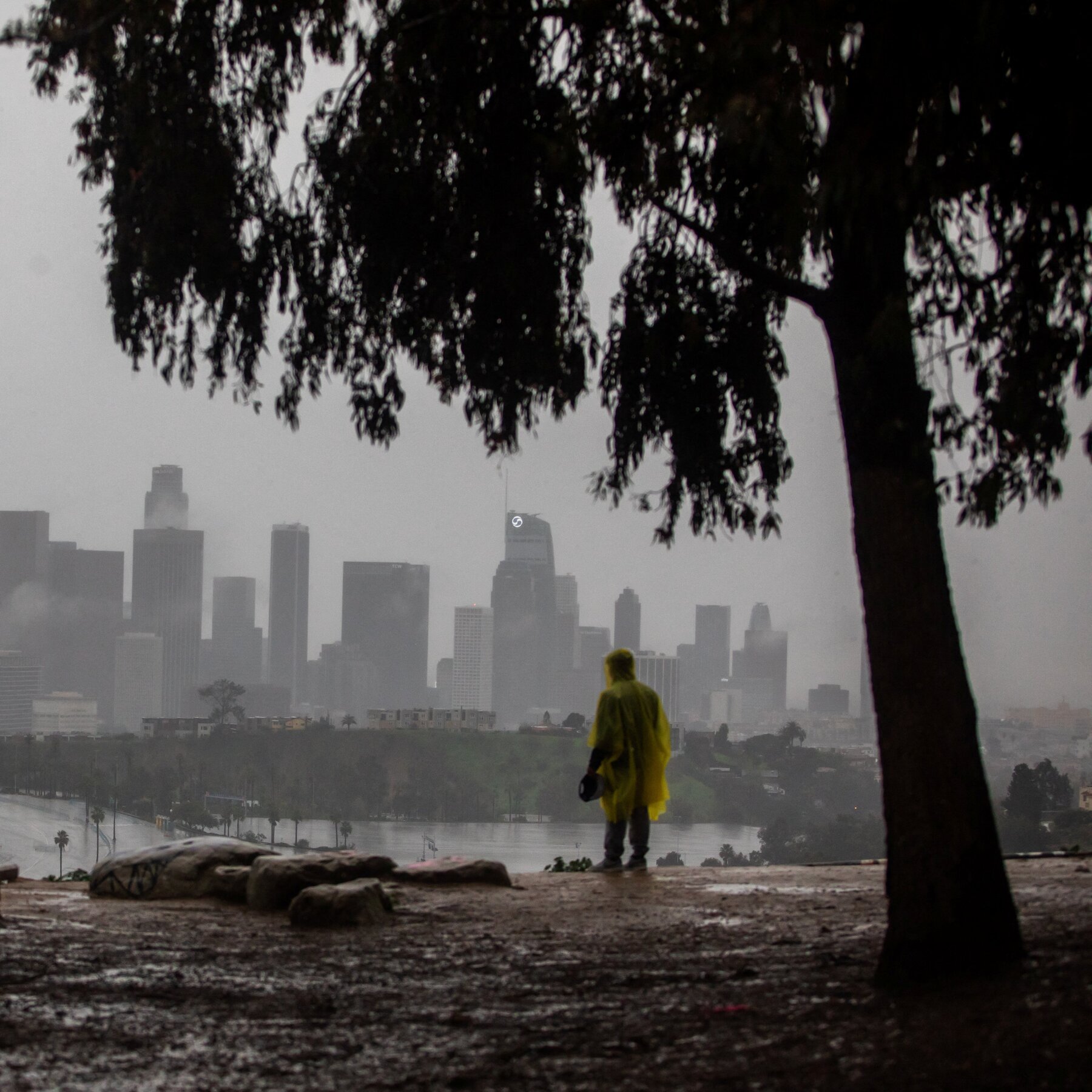 California Storm Floods Roadways and Knocks Out Power on Christmas Day