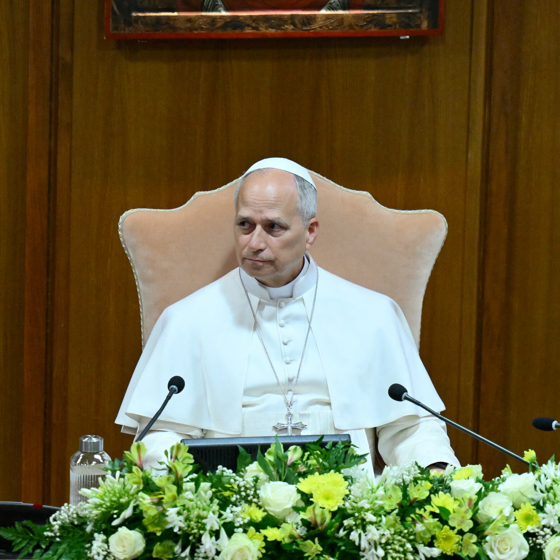 To Understand Pope Leo’s Efforts on A.I., Look at the Man 3 Seats Away