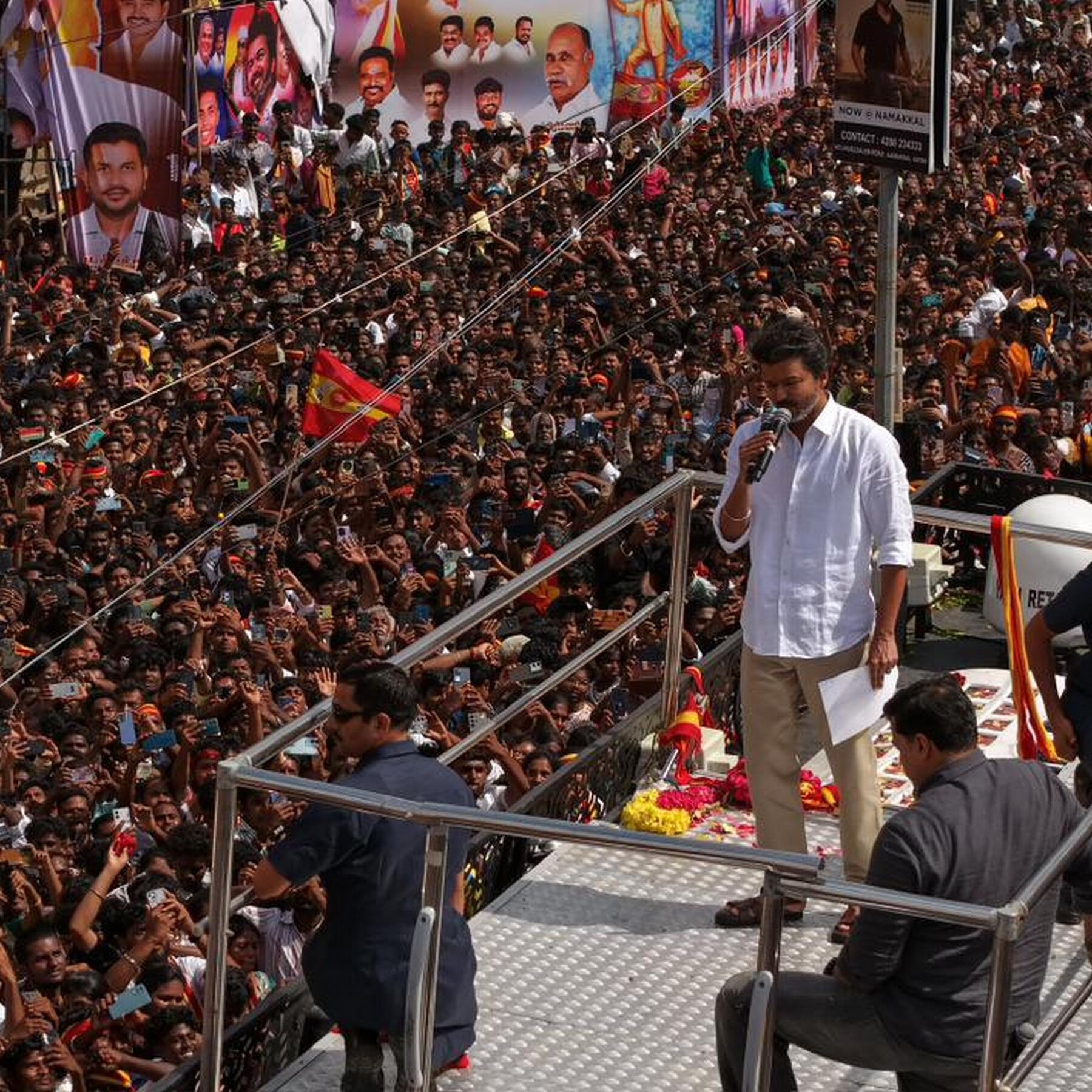 Stampede at Actor’s Political Rally Kills at Least 38 in India