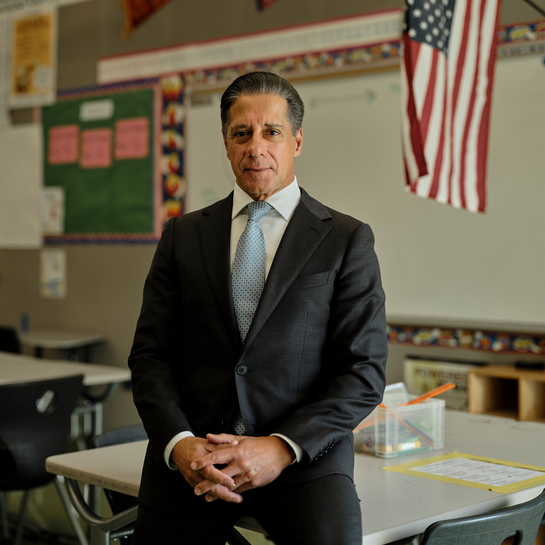 L.A.U.S.D. Chief Alberto Carvalho Is Placed on Leave Following F.B.I. Raid