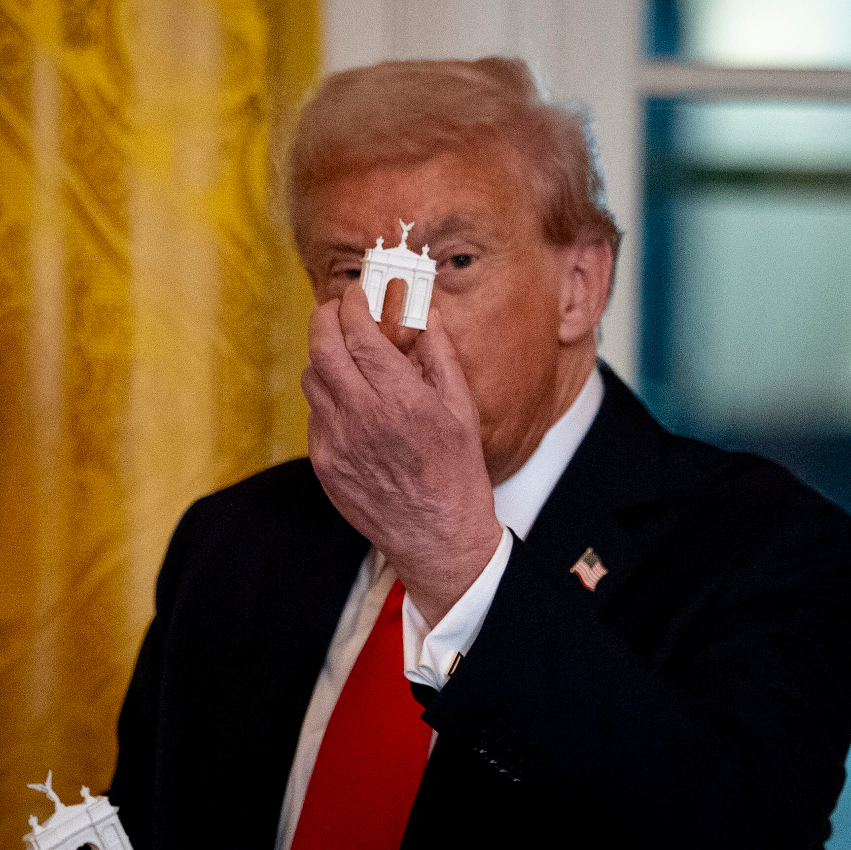 Trump’s Search for Eternity: Heaven? Maybe Not, He Says. Monuments? Absolutely.