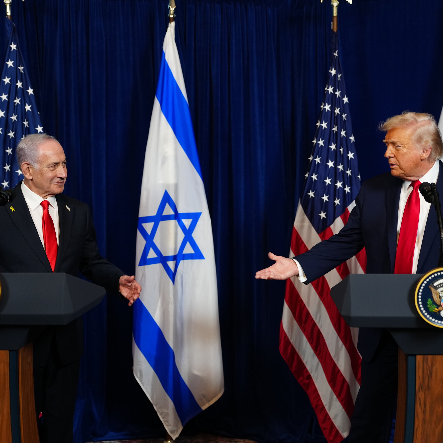 Trump and Netanyahu Praise Each Other After Meeting, Despite Differences Over Gaza