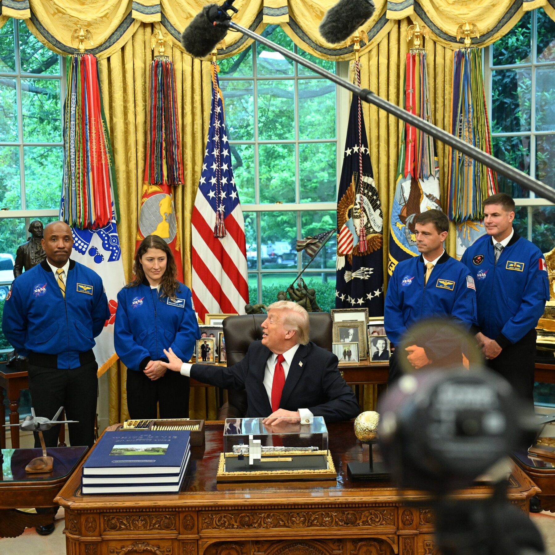 ‘A Lot of Rocket’: Trump Celebrates Artemis II Astronauts at the White House