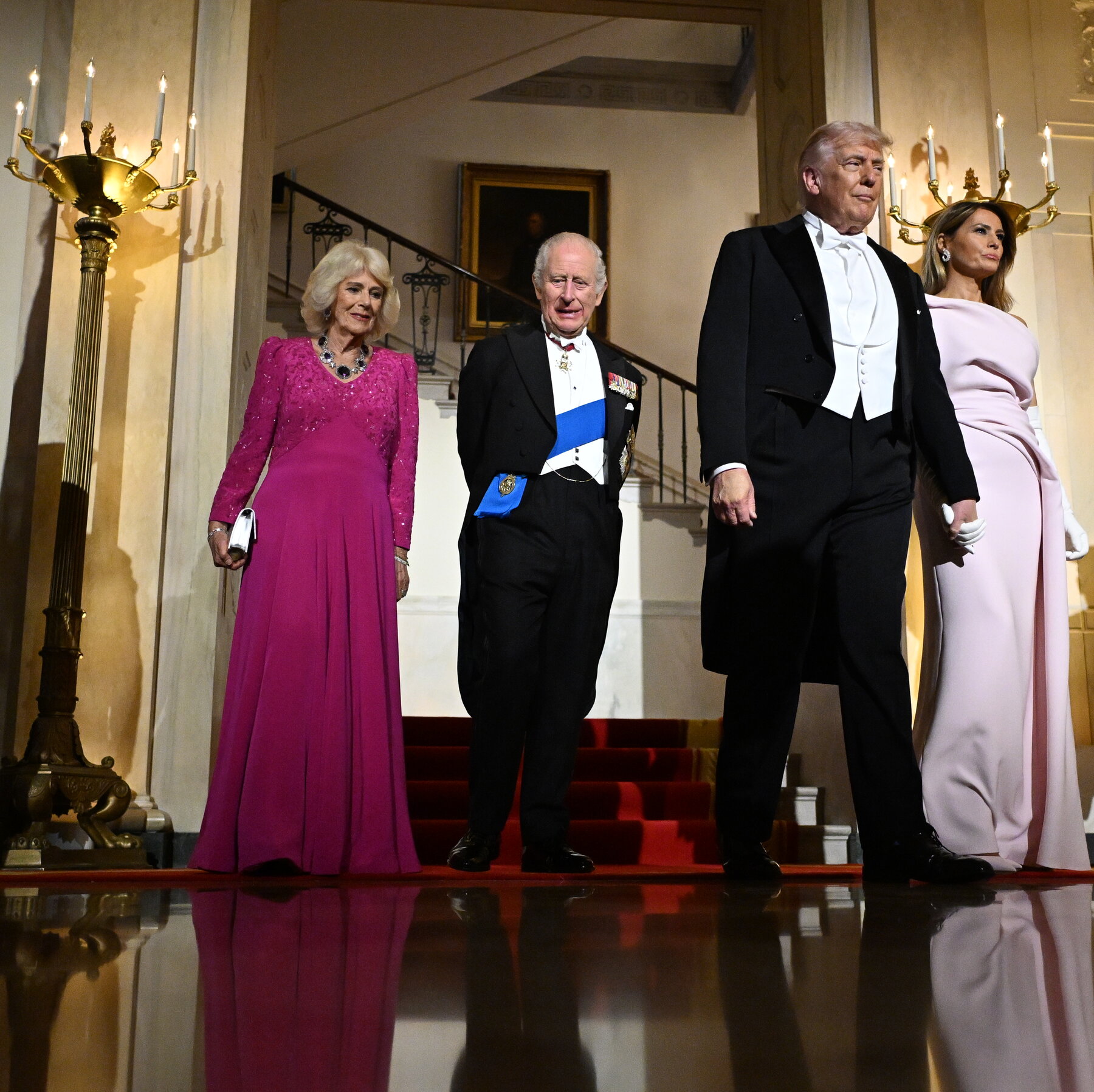 At State Dinner, King Charles Charms the Court of Trump