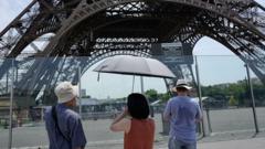 Power outages hit France as it records hottest day since measurements began