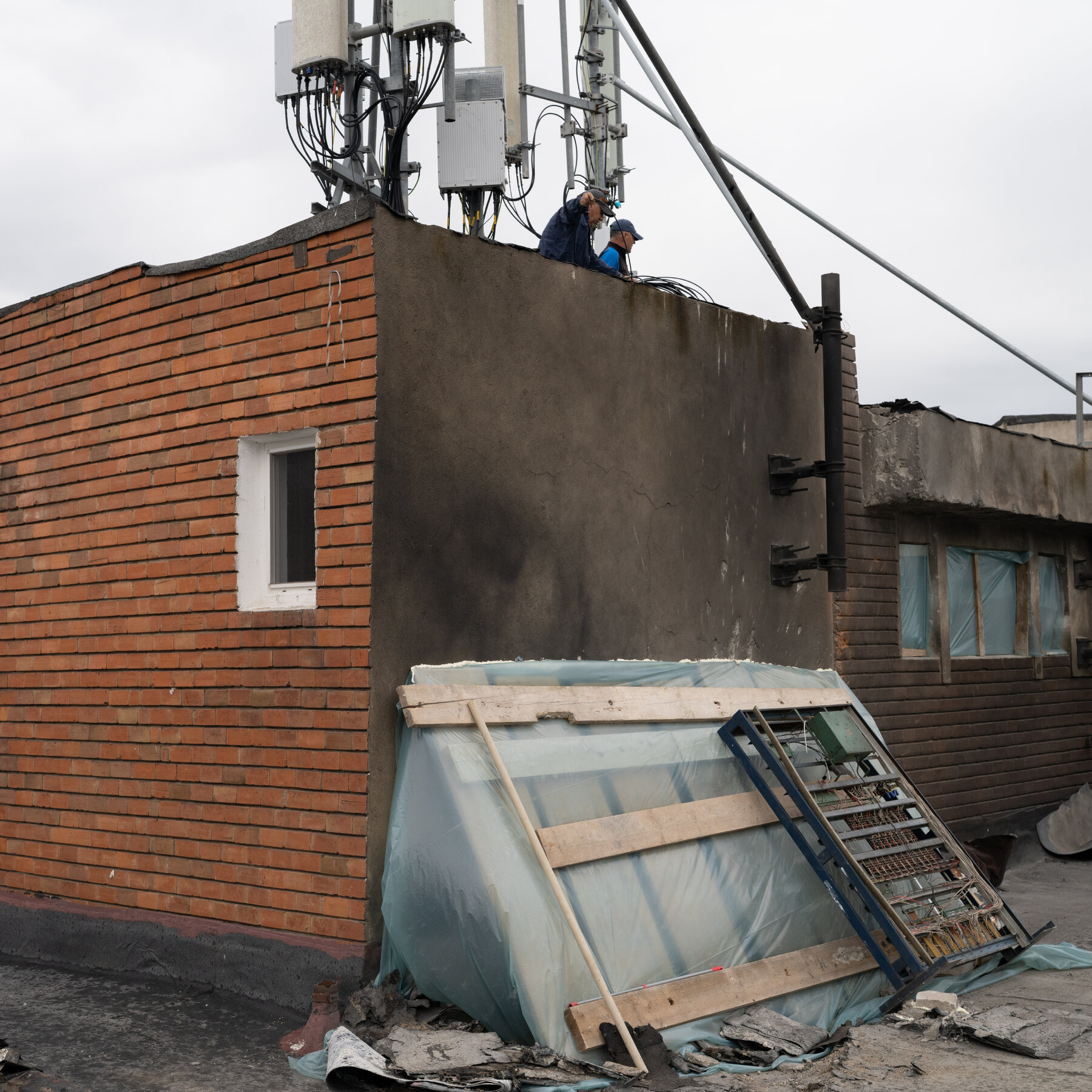 A Big Bang, a Fire and Panic as War Enters Romanian Homes