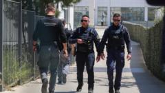 Hunt for suspected gunman aged 89 as five wounded in Athens