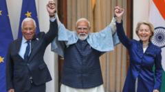 India and EU announce landmark trade deal