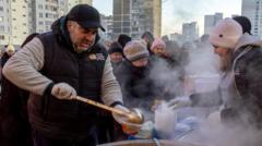 Thousands without power in freezing Ukraine as renewed Russian strikes continue