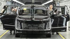 The world's carmakers are struggling to compete with China