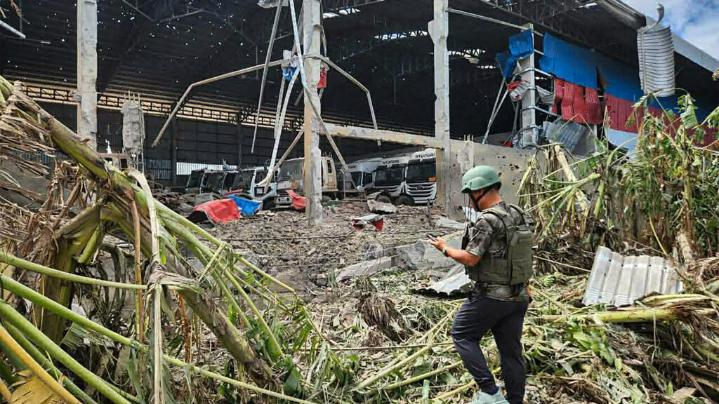 Thailand strikes building in Cambodia's border casino hub