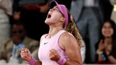 Qualifier Chwalinska sets up final against Andreeva