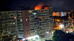 Russian drone crashes into apartment building in Romania