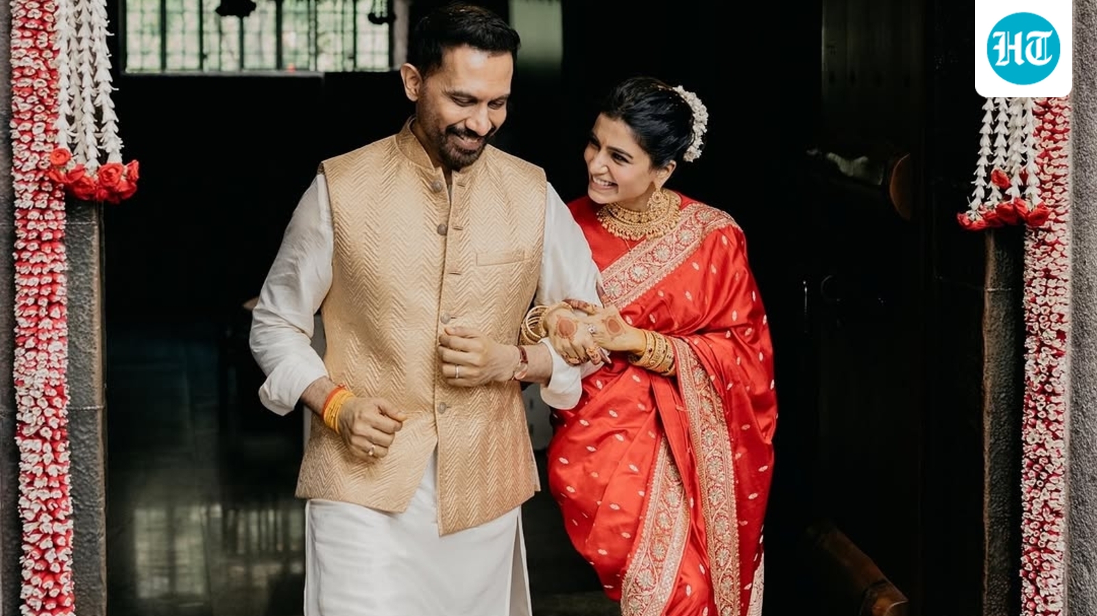 Samantha Ruth Prabhu, Raj Nidimoru exchange rings at Isha Foundation; see pictures of their marriage