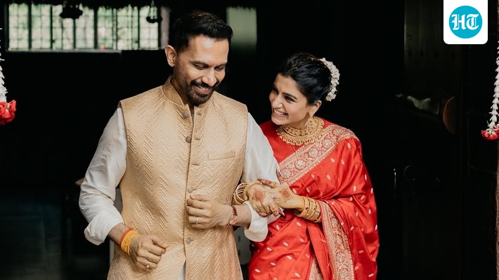 Newlyweds Samantha Ruth Prabhu and Raj Nidimoru make their first public appearance together after marriage. Watch