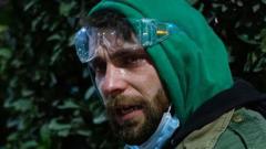WW1 toxic compound sprayed on Georgian protesters, BBC evidence suggests