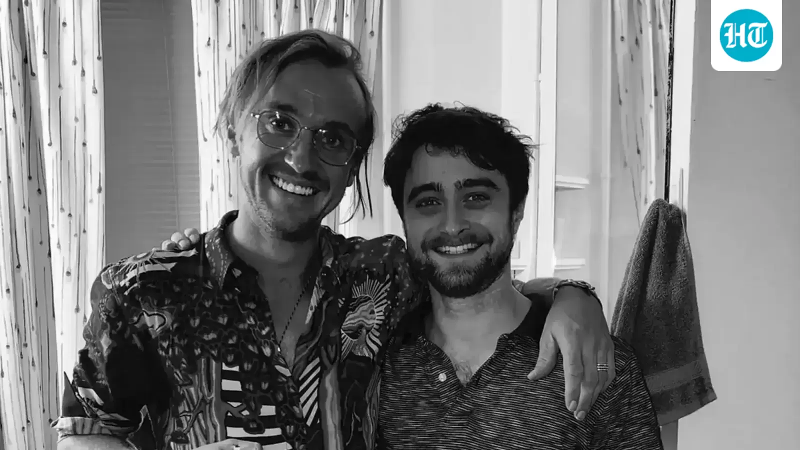 Harry Potter reunion: Daniel Radcliffe and Tom Felton pose for first public photo since 2011 amid Broadway excitement