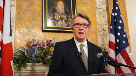 Britain sacks envoy to US over Epstein links