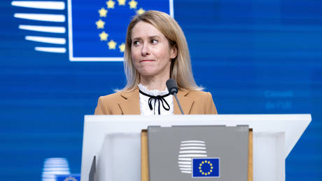 The EU’s top diplomat casually rewrites WWII history on her way to WWIII