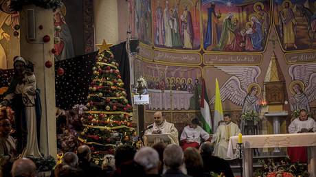 Gaza’s Christians celebrate first Christmas in two years (VIDEO)