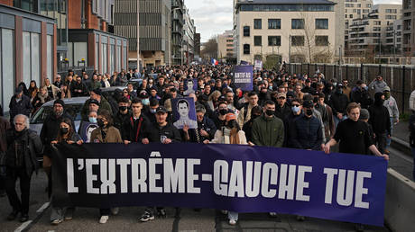 Thousands march in Lyon in tribute to murdered right-wing activist (VIDEOS)