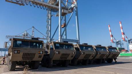 US ships tons of munitions and hardware to Israel
