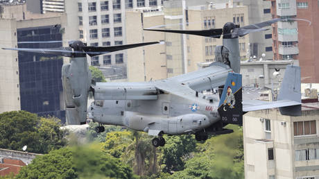 US stages military drills in Venezuelan capital (VIDEO)