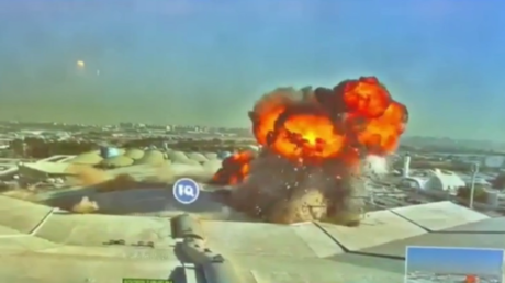 WATCH: Drone strike on Kuwait airport caught on security footage