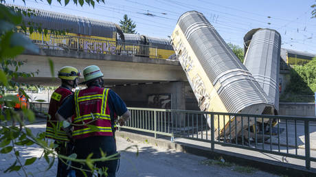 One dead after freight train collision in Germany (PHOTOS, VIDEOS)