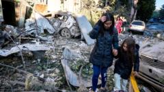 Ukraine rescuers pull dead from rubble after Russian strikes kill 21 people