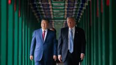 Xi takes Trump on tour of Communist Party's seat of power in Beijing